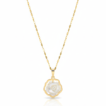 پلاک آویز سواروسکی(صدفی)