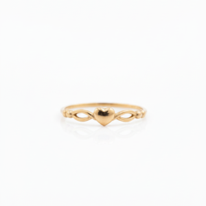 انگشتر مینیمال قلب بینهایت