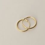 گوشواره حلقه ای گرد