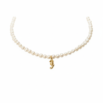 گردنبند مرواریدی مدل اسب دریایی