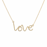 گردنبند طرح love (متصل)