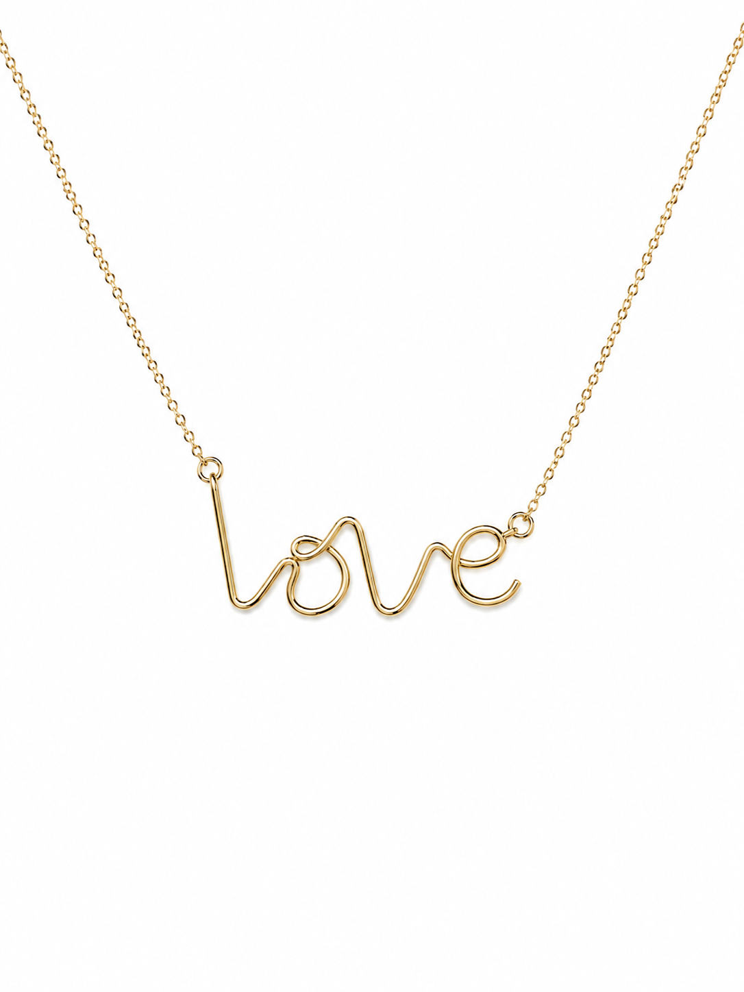 گردنبند طرح love (متصل)